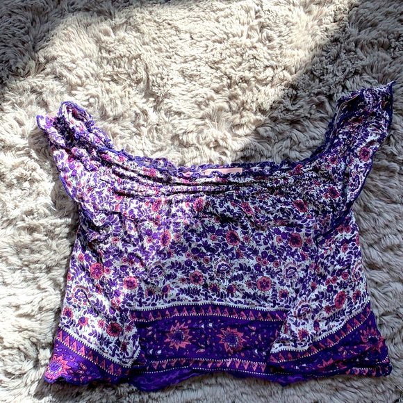 URBAN OUTFIITERS “BAND OF GYPSIES” BOHO OVER THE SHOULDER TOP - Picture 6 of 8